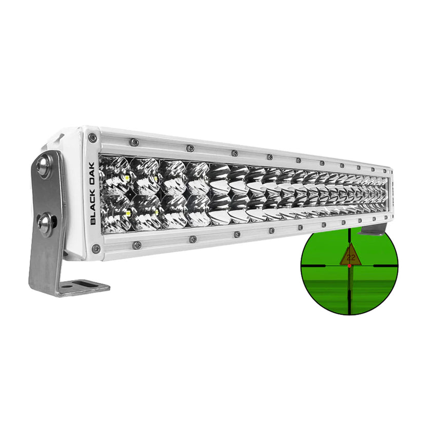 Barra de luz infrarroja de doble fila Black Oak Pro Series de 20