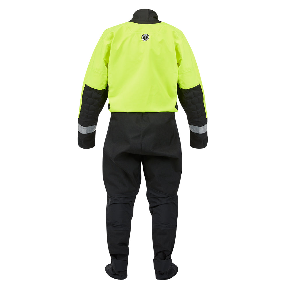 Traje seco Mustang MSD576 para rescate acuático - Amarillo fluorescente, verde y negro - XXL [MSD57602-251-XXL-101]