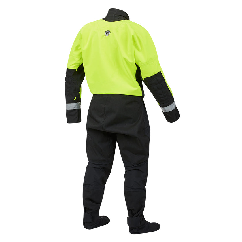 Traje seco Mustang MSD576 para rescate acuático - Amarillo fluorescente, verde y negro - XXL [MSD57602-251-XXL-101]