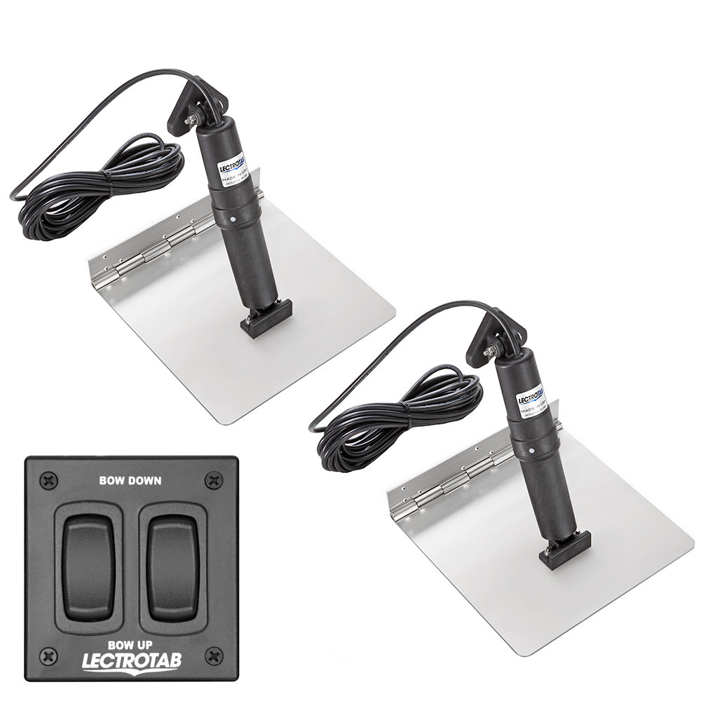 Kit de flaps Lectrotab XKA de acero inoxidable con interruptor basculante - 12 x 18 [XKAF12X18]