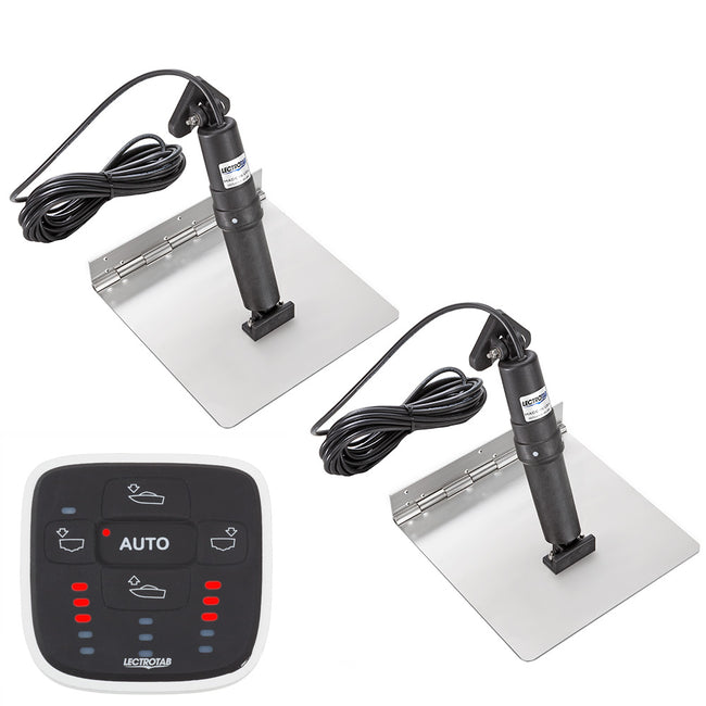 Aleta de compensación Lectrotab XKA de acero inoxidable con control ALC-1 - 12 x 24 [XKASAL12X24]