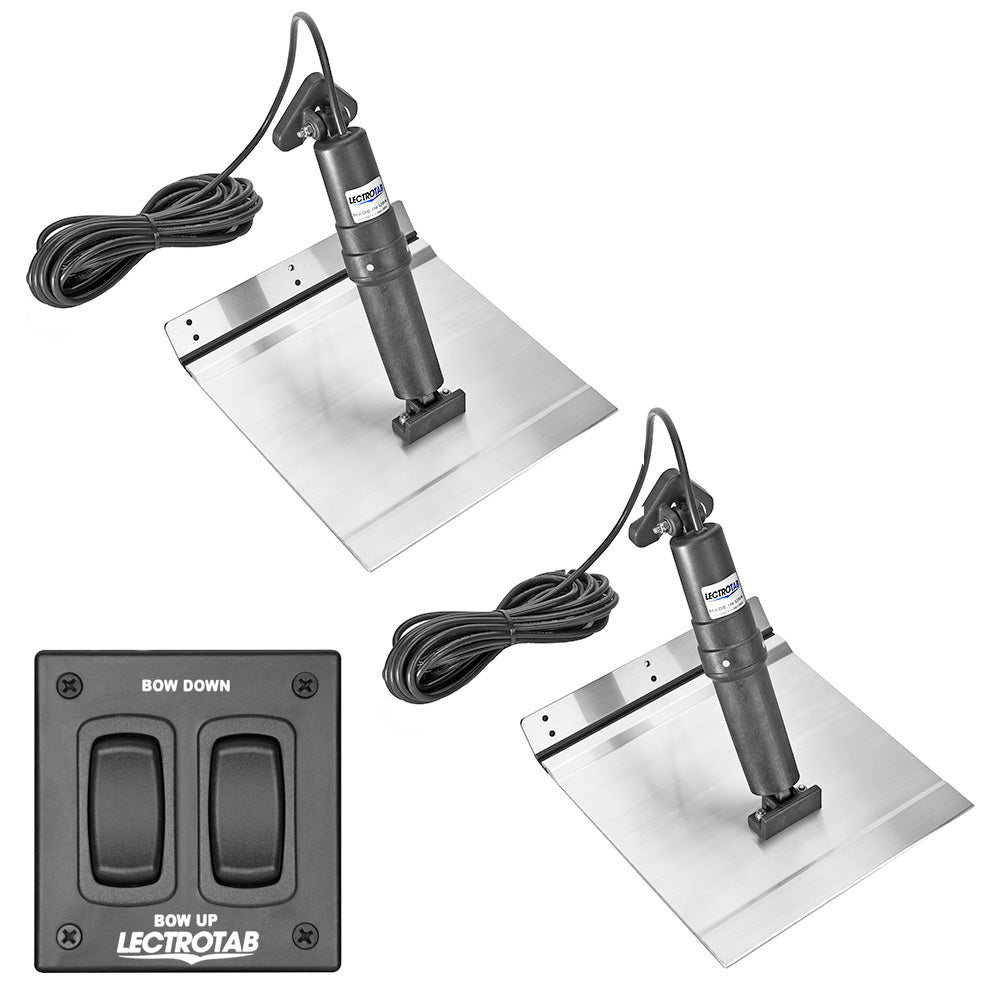 Kit de flaps de aleación de aluminio Lectrotab XKA con interruptor basculante - 9 x 18 [XKAF9X18A]