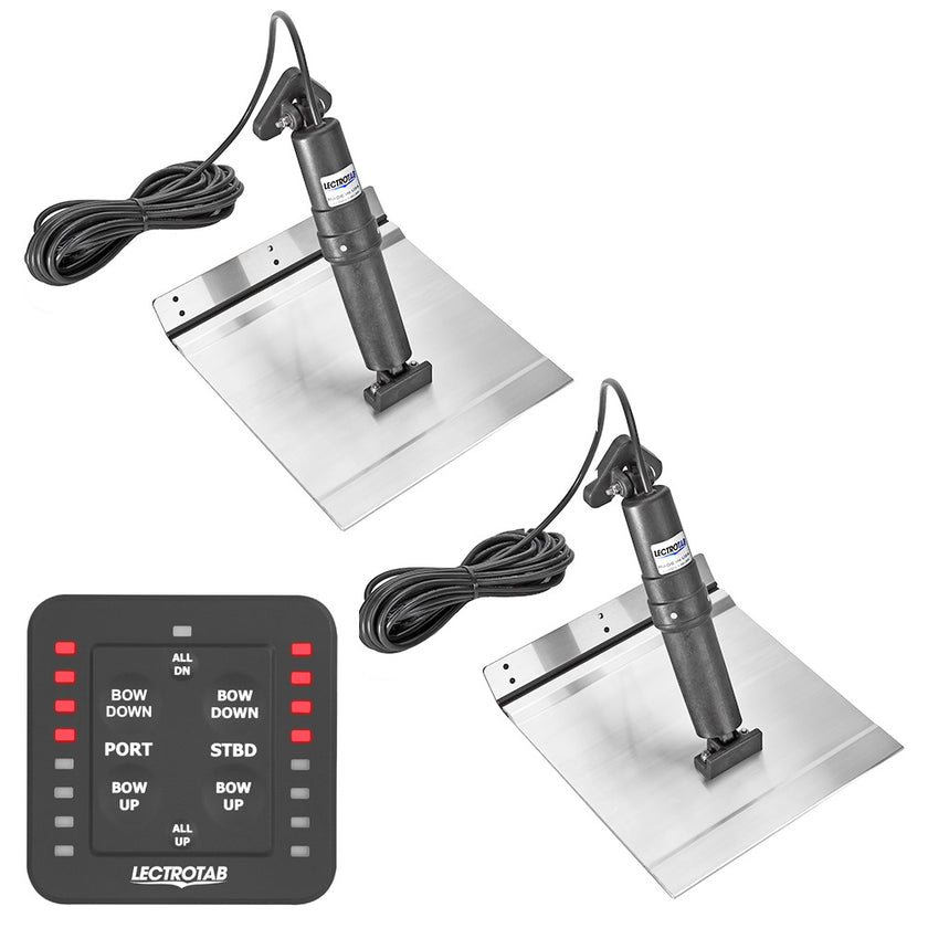 Kit de flaps de aleación de aluminio Lectrotab XKA con control de un solo toque - 12 x 18 [XKASL12X18A]