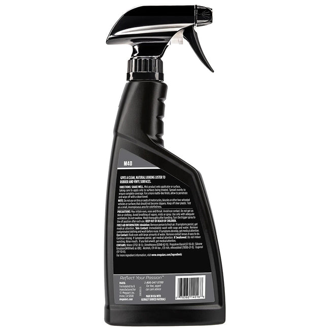 Acondicionador limpiador de goma y vinilo Meguiars M40 Mirror Glaze - 16 oz [M4016]
