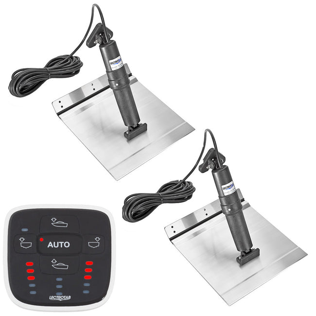 Kit de flaps de aleación de aluminio Lectrotab XKA con control ALC-1 - 12 x 12 [XKASAL12X12A]