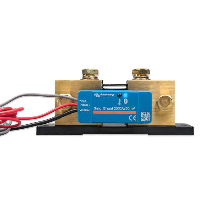 Monitor de batería Victron SmartShunt 2000A/50MV IP65 con Bluetooth [SHU065220050]