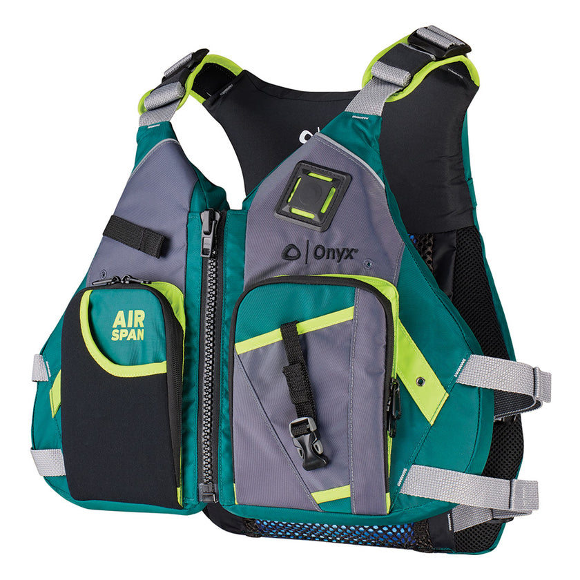 Chaleco salvavidas Onyx Airspan Angler - XL/2X - Verde [123200-400-060-23]