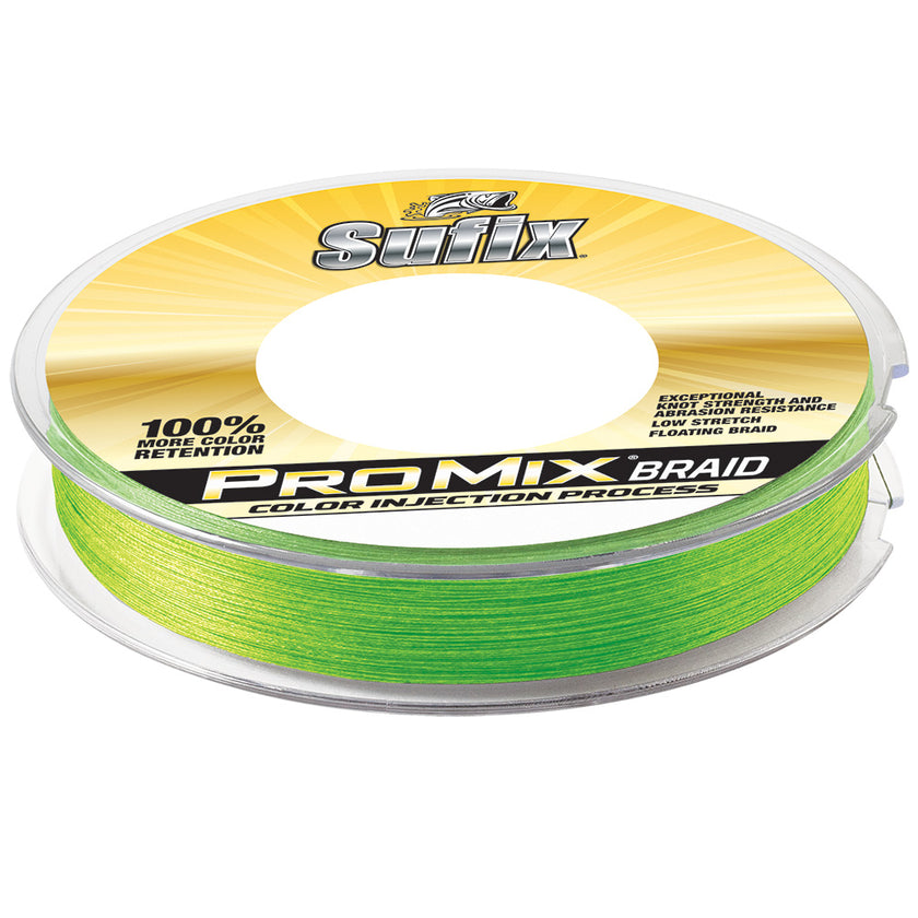 Sufix ProMix Braid - 10 lb - Verde lima neón - 300 yardas [630-110 L]