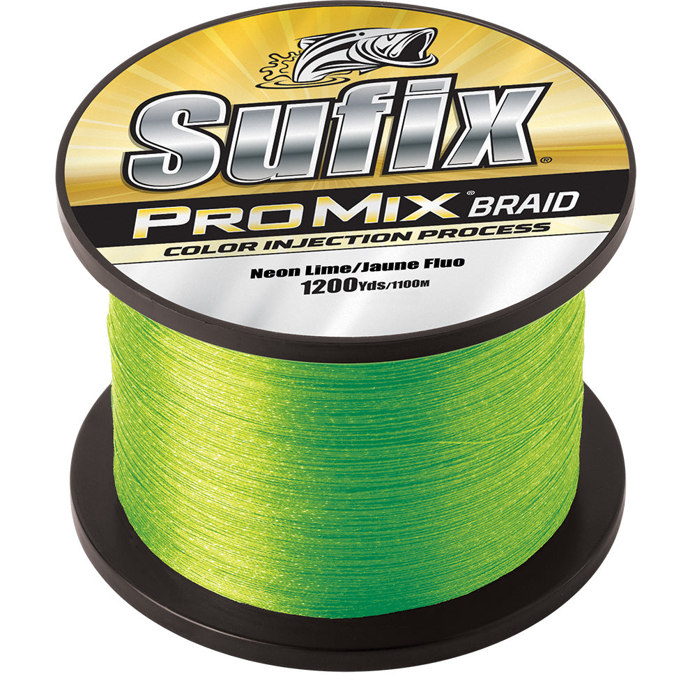 Sufix ProMix Braid - 65 lb - Verde lima neón - 1200 yardas [630-365L]