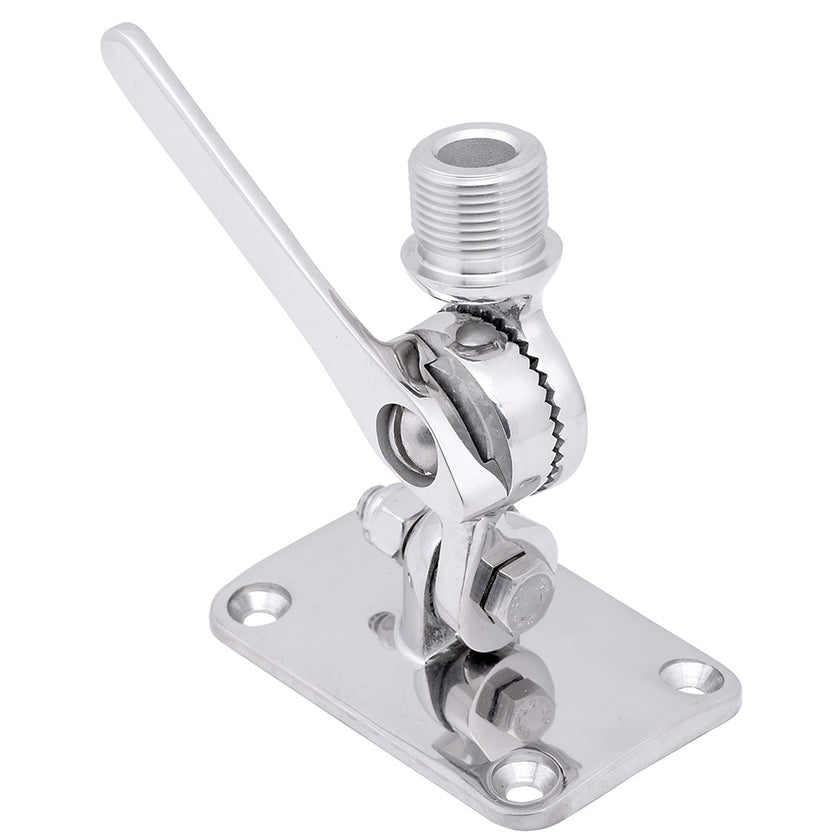 Soporte de antena de trinquete Whitecap - Acero inoxidable 316 [S-1802C]