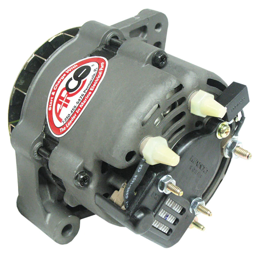 Alternador interno de repuesto premium ARCO Marine con polea de una sola ranura - 12 V 55 A [60125]