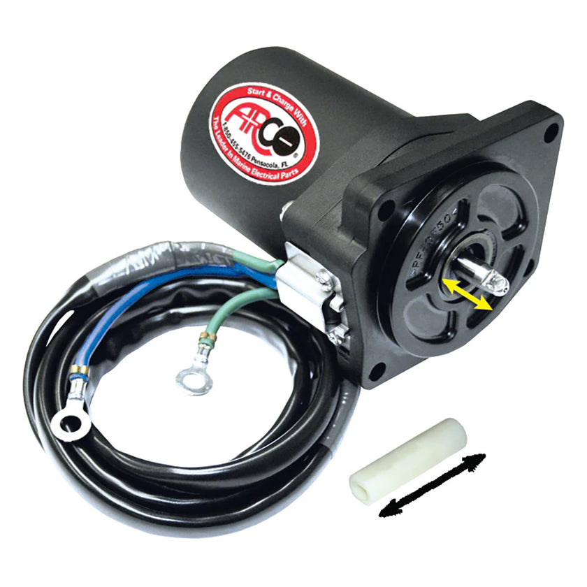 Motor de repuesto para fueraborda ARCO Marine - Yamaha - 4 pernos, eje de pala plana de 5/8