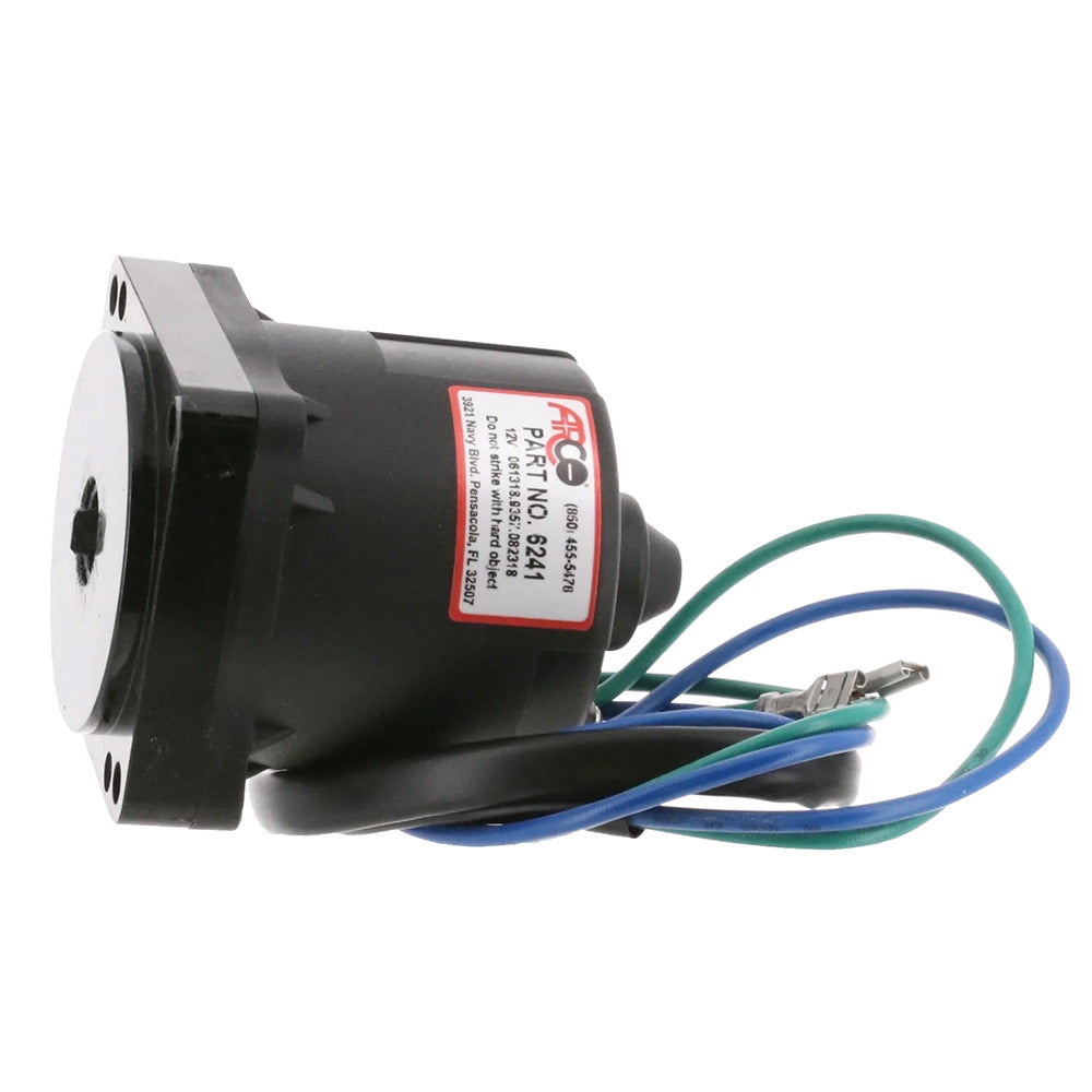 Motor de inclinación y compensación Johnson/Evinrude de repuesto ARCO Marine - 2 cables, 4 pernos, eje de pala plana [6241]