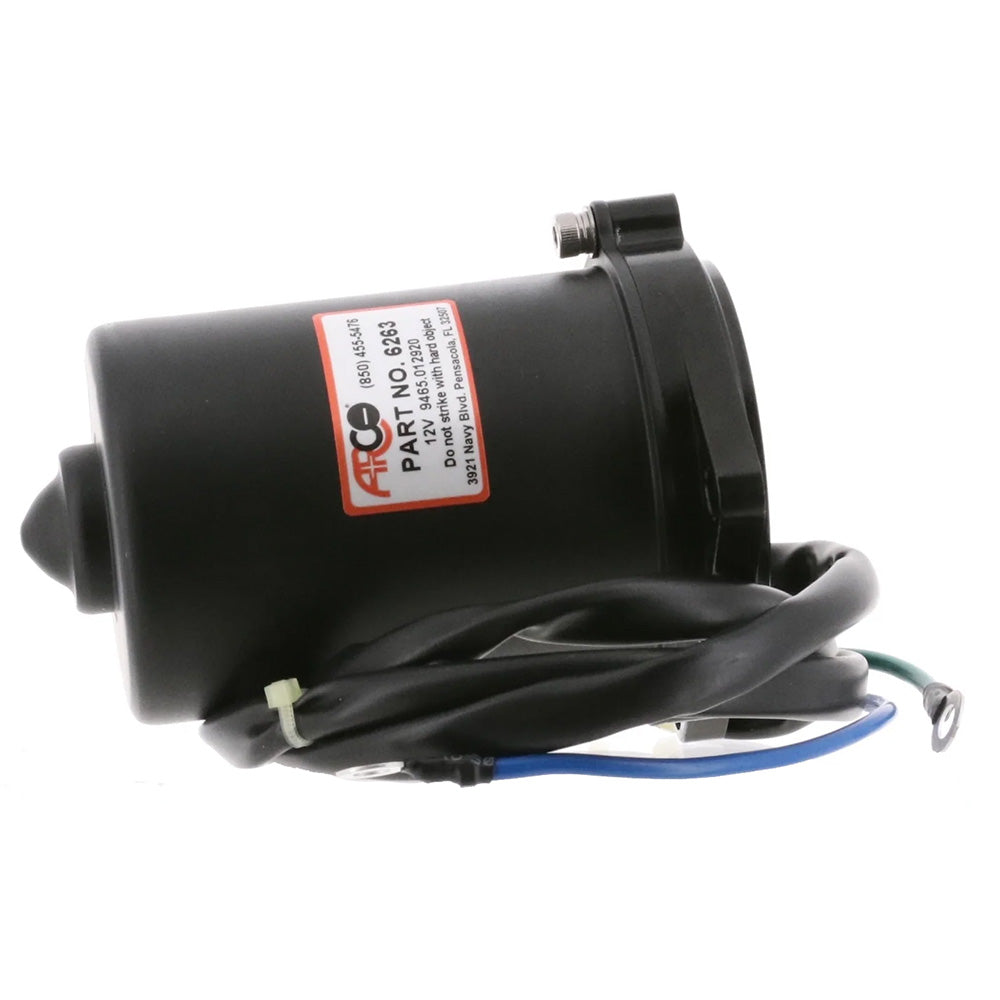 Motor de inclinación y compensación para motor fueraborda ARCO Marine de repuesto - Yamaha, 2 cables, 3 pernos, eje de pala plana [6263]