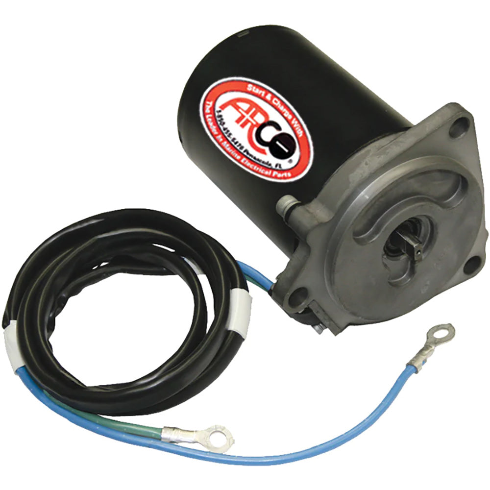 Motor de inclinación y compensación para motor fueraborda ARCO Marine de repuesto - Yamaha, 2 cables, 3 pernos, eje de pala plana [6263]
