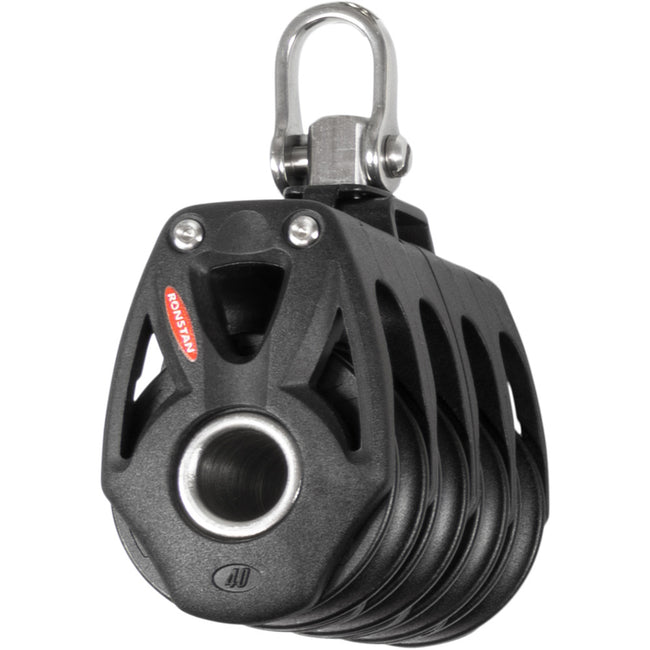 Bloque cuádruple Ronstan Serie 40 Orbit BB con grillete giratorio [RF48400]