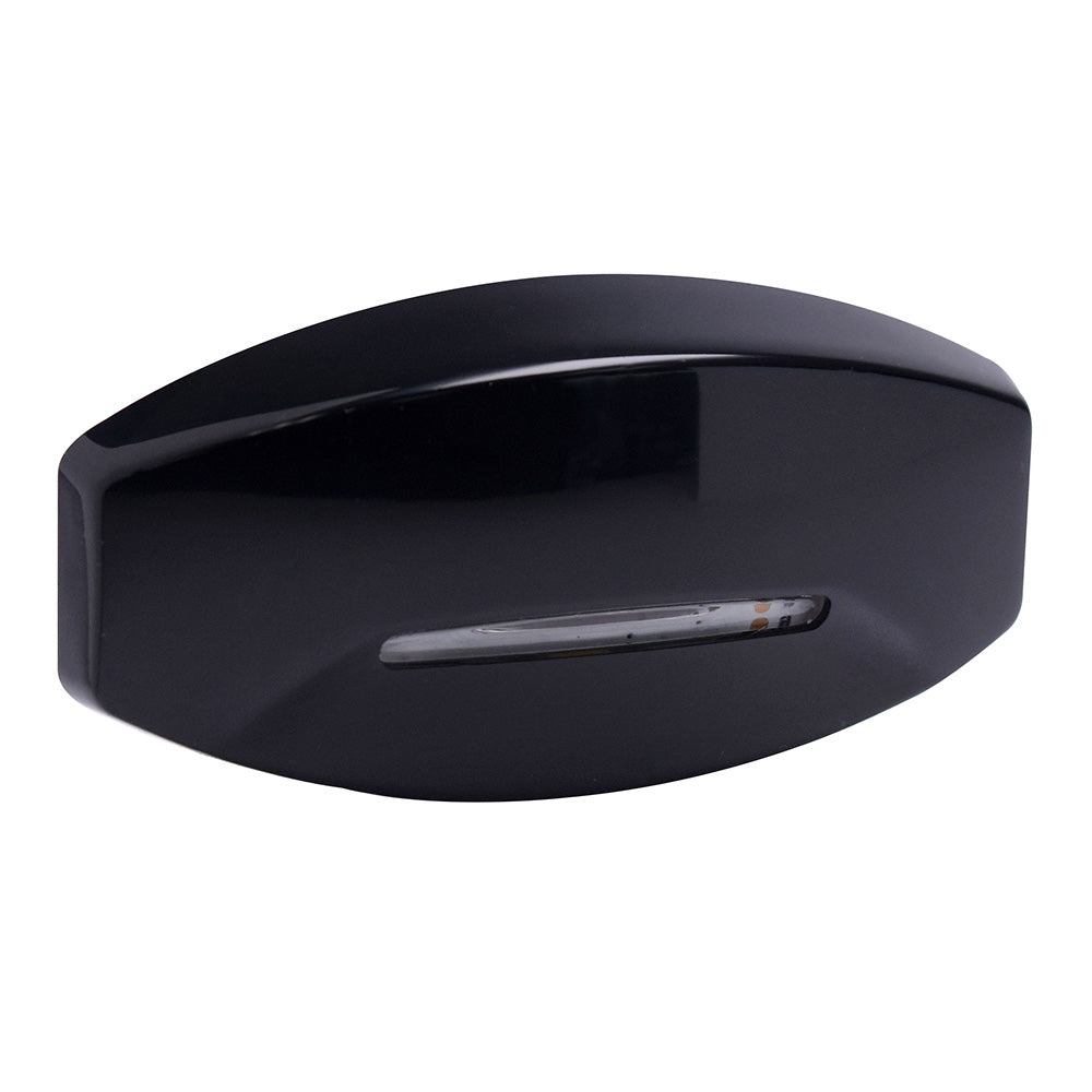 Luz de cortesía Lumitec Fiji - Carcasa negra - Luces RGBW indirectas - Paquete de 4 [101755]