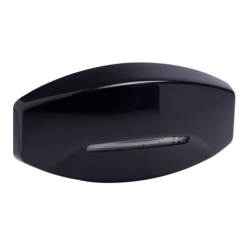 Luz de cortesía Lumitec Fiji - Carcasa negra - Luces RGBW indirectas - Paquete de 4 [101755]
