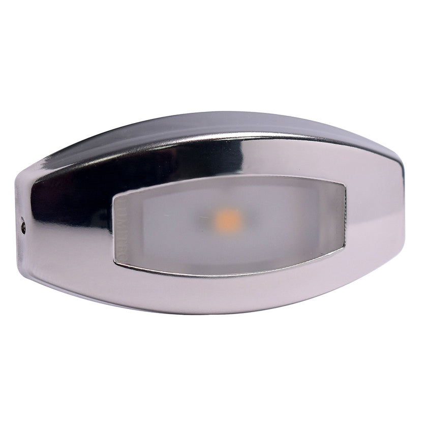 Luz de cortesía Lumitec Fiji - Carcasa pulida - Luces RGBW directas - Paquete de 4 [101756]