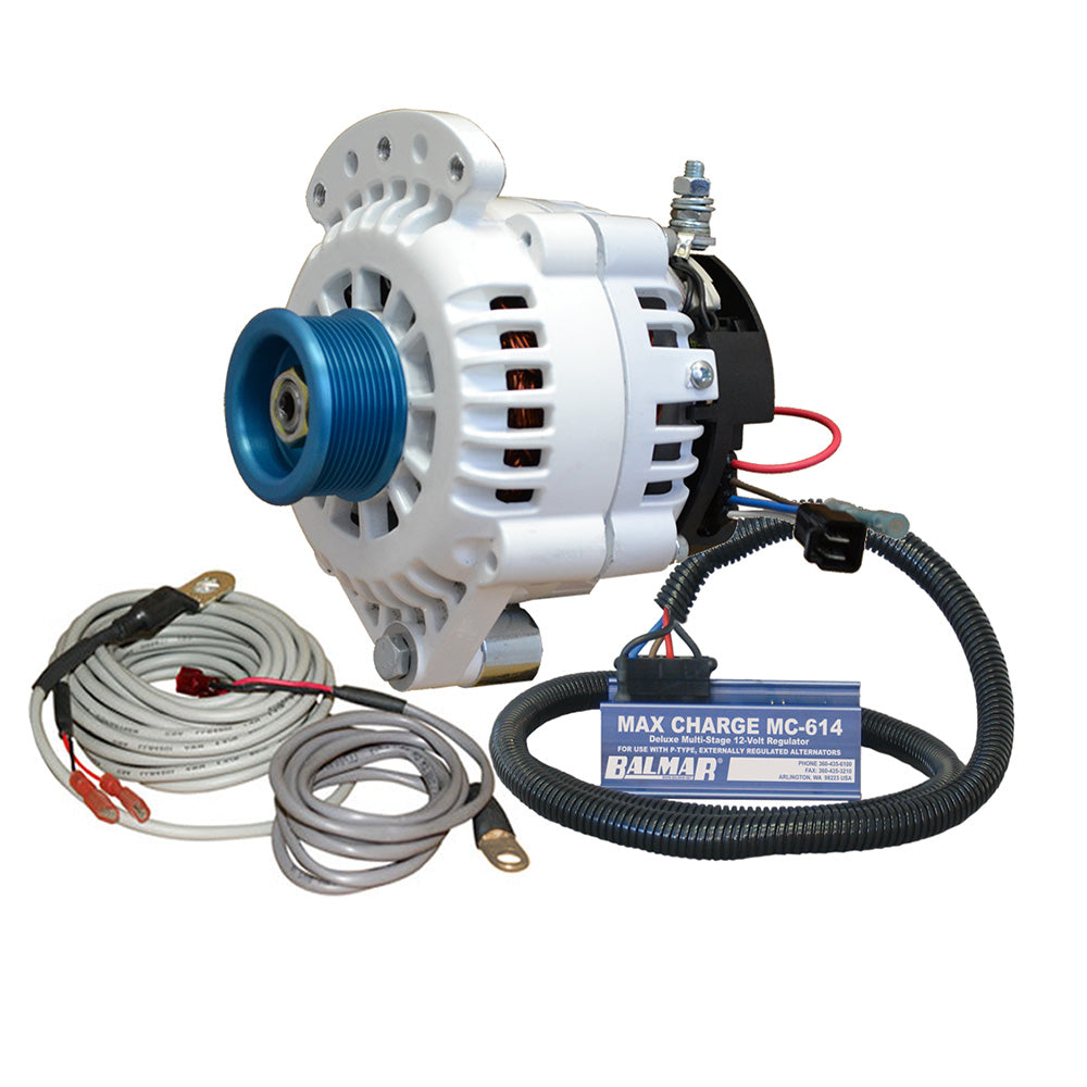 Kit de alternador Balmar de 100 amperios, 12 V, 1-2