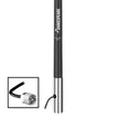 Antena VHF clásica Shakespeare 5104 4 con cable RG-58 de 4,5 m - Negra [5104-BLK]