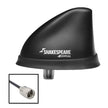 Antena dorsal Shakespeare, cable RGB 26 de perfil bajo, color negro, con PL-259 [5912-DS-VHF]