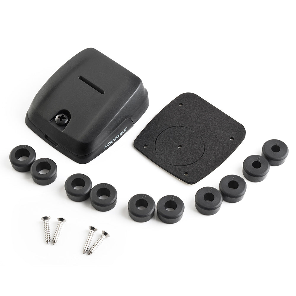 Precinto doble para cable horizontal Scanstrut - Negro [DS-HD10-BLK]
