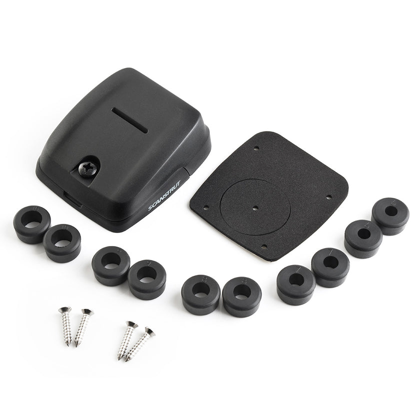 Precinto doble para cable horizontal Scanstrut - Negro [DS-HD10-BLK]