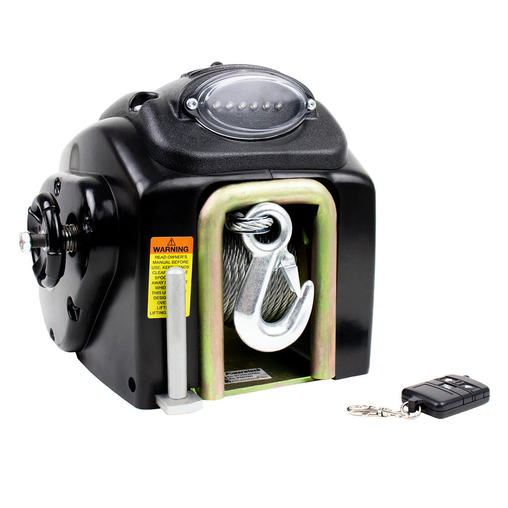 Cabrestante de remolque Powerwinch RC23 con correa de 20