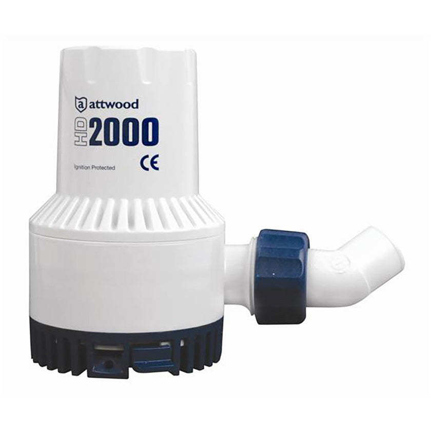 Bomba de achique de servicio pesado Attwood HD2000 - 24 V, 2000 GPH [4770-4]
