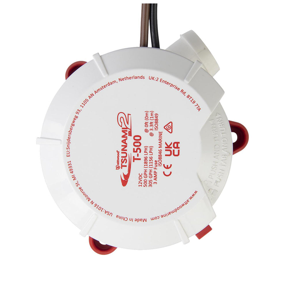 Bomba de achique manual Attwood Tsunami MK2 - T500 - 500 GPH 12 V [5606-7]