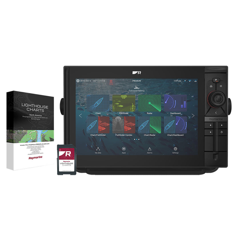 Plotter/Sonda Raymarine Axiom 2 Pro 12 RVM - Carta Lighthouse de Norteamérica - Sin transductor [E70656-00-102]