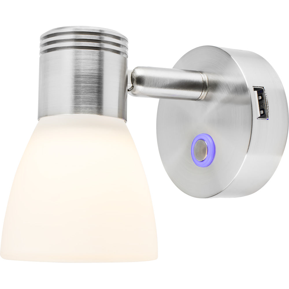 Luz de lectura para cabina Sea-Dog con atenuador táctil y puerto USB [400715-3]