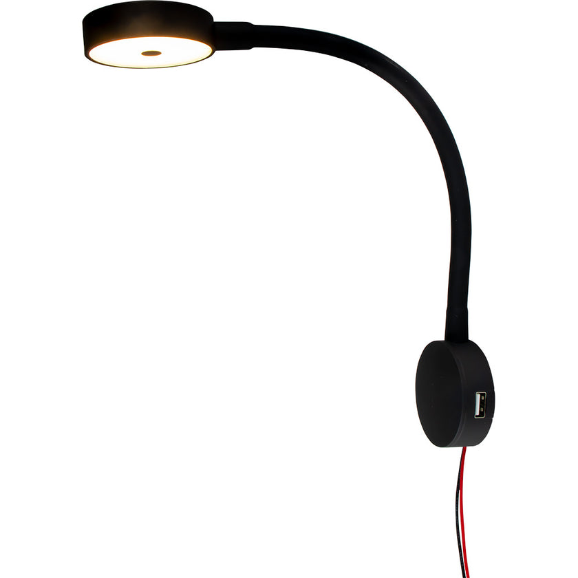 Luz LED Sea-Dog de cuello flexible, día/noche, con puerto USB - Luz roja y blanca [404939-3]