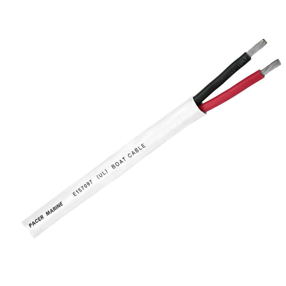 Cable Pacer redondo dúplex de 2 conductores - 30,5 m - 14/2 AWG - Rojo, negro [WR14/2DC-100]