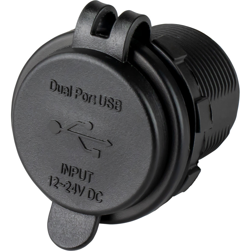 Toma de corriente USB-C doble redonda Sea-Dog [426516-1]