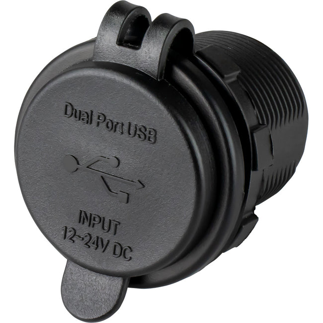 Toma de corriente USB-C doble redonda Sea-Dog [426516-1]