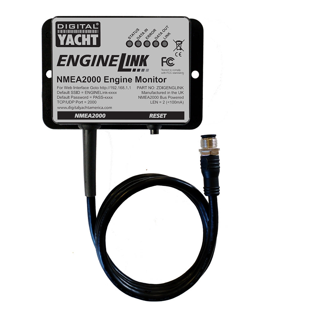 Monitor de motor NMEA 2000 con enlace digital para motores de yates [ZDIGELINK]