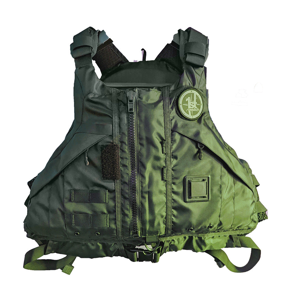 Chaleco salvavidas First Watch AV-1000 estilo kayak - Verde - M/L [AV-1000-GN-M/L]