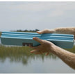 Tabla de cortar plegable Toadfish XL Stowaway con afilador de cuchillos integrado - Verde azulado [1086]