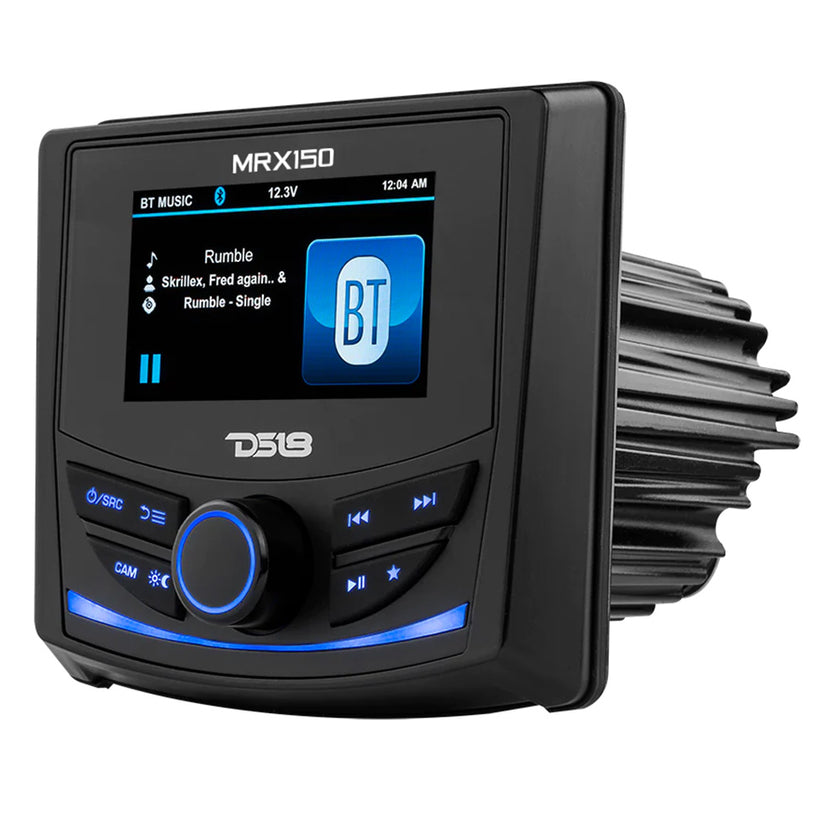 Unidad principal DS18 MRX150 de 2 zonas para deportes de motor marinos con pantalla TFT a color de 3