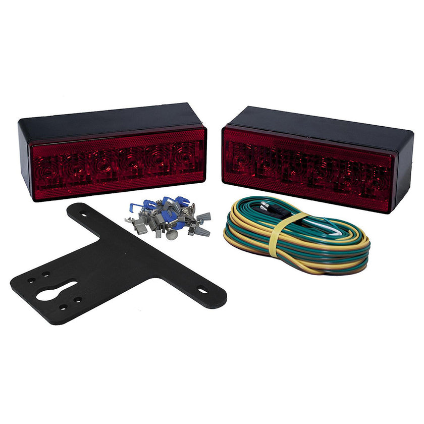Kit de luces LED sumergibles de perfil bajo para remolque Attwood [14064-7]
