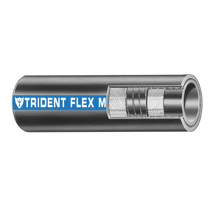 Manguera flexible de escape húmedo marino Trident Marine de 1-1/4