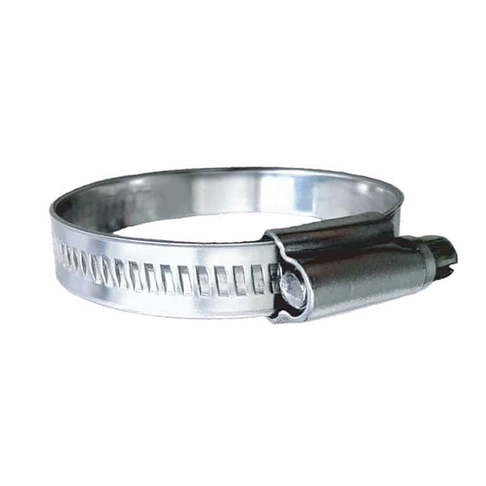 Abrazadera de manguera Trident Marine de acero inoxidable 316 con sinfín sin perforar - Banda de 15/32