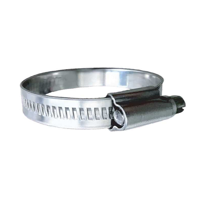 Abrazadera de manguera Trident Marine de acero inoxidable 316 con sinfín sin perforar - Banda de 15/32