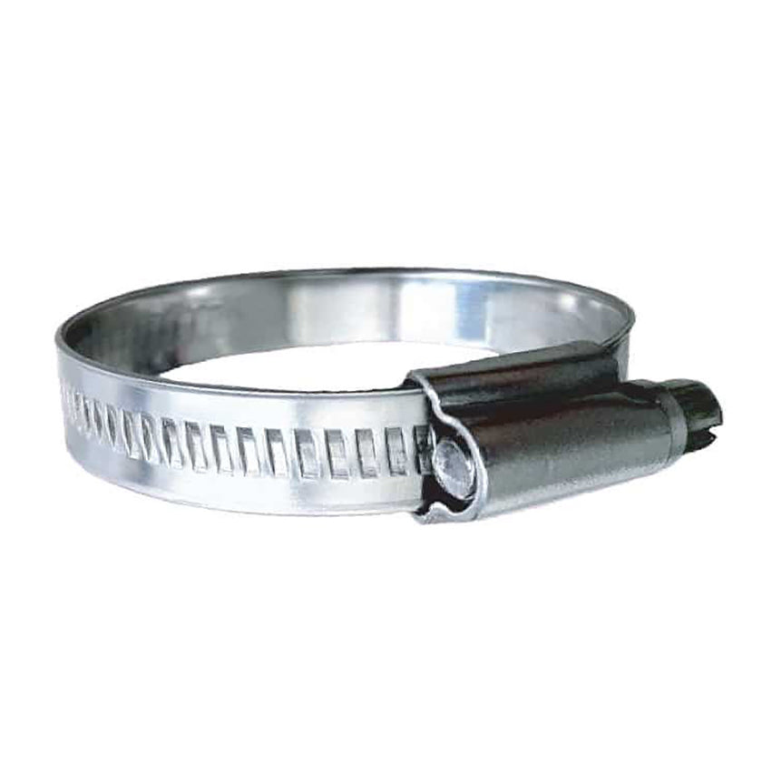 Abrazadera de manguera Trident Marine de acero inoxidable 316 con sinfín sin perforar - Banda de 15/32