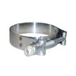 Abrazadera de perno en T Trident Marine de acero inoxidable 316 - Banda de 3/4