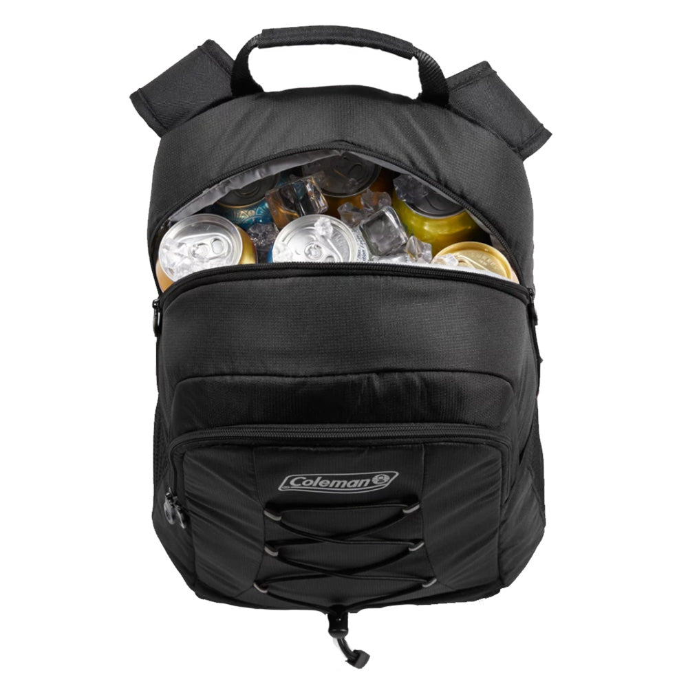Coleman CHILLER - Nevera portátil de mochila blanda para 28 latas - Negra [2158133]