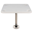 Mesa rectangular Springfield de 40 x 71 cm - Fijación de rosca blanca [1690107]