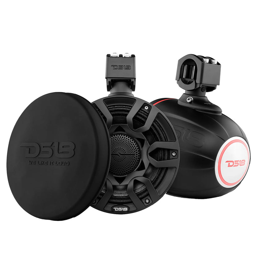 Altavoces marinos tipo torre DS18 HYDRO de 8